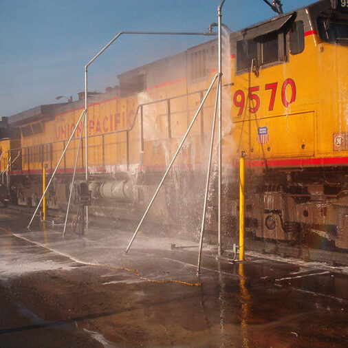 Locomotive-wash